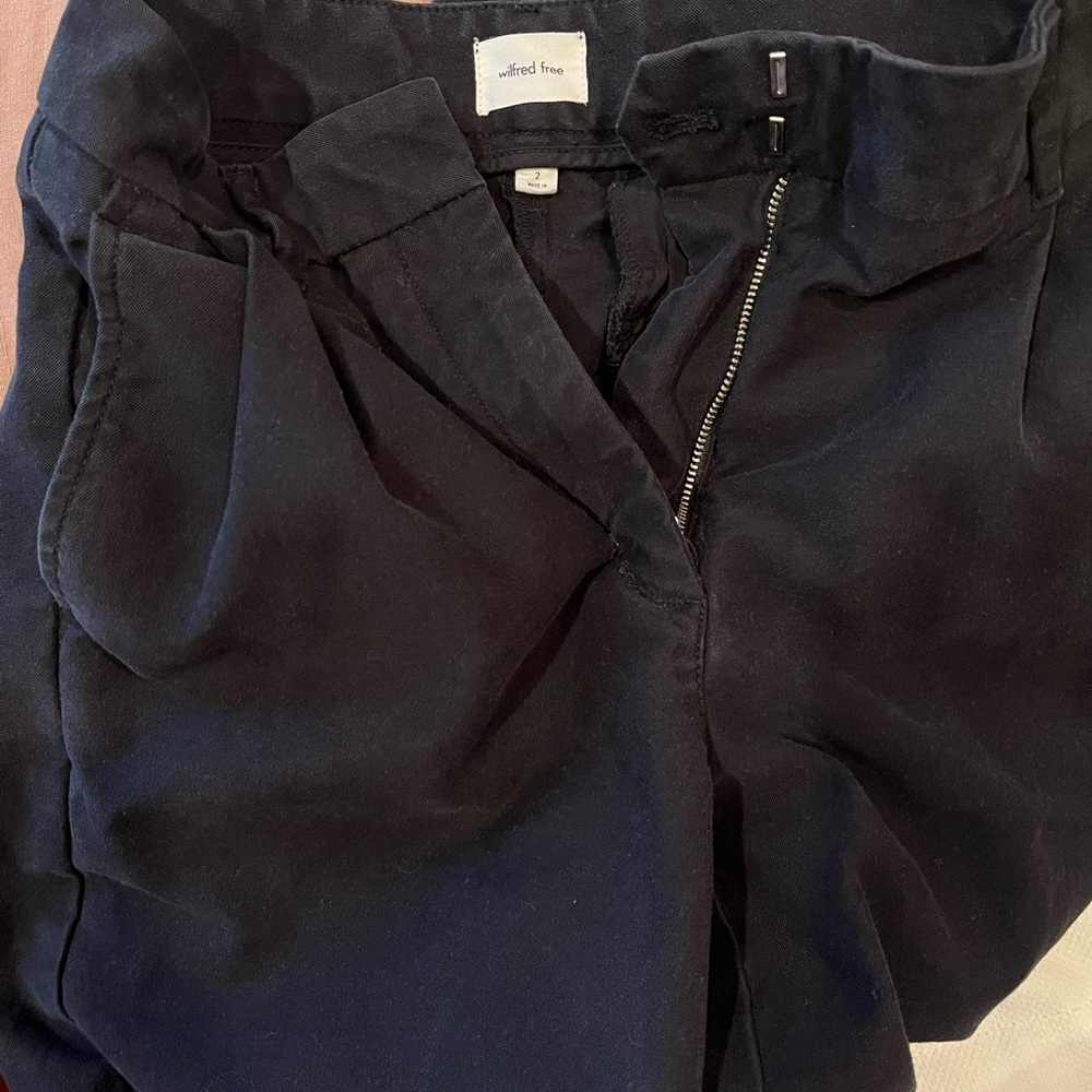 Wilfred Aritzia Black Pants